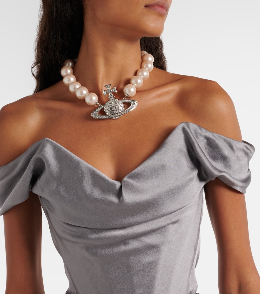 Vivienne Westwood Bridal Nova Cora satin corset dress