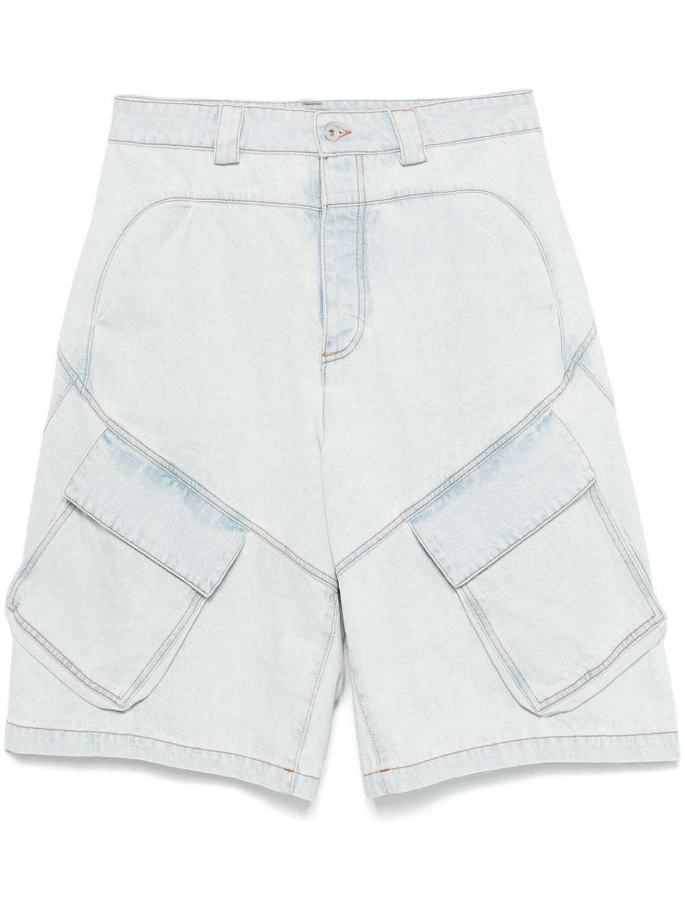 Denim cargo shorts - Blue