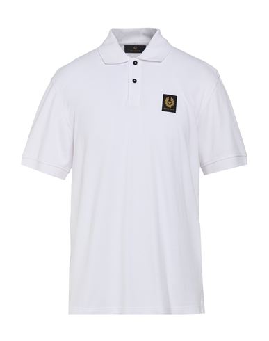 Man Polo shirt White Size L Cotton