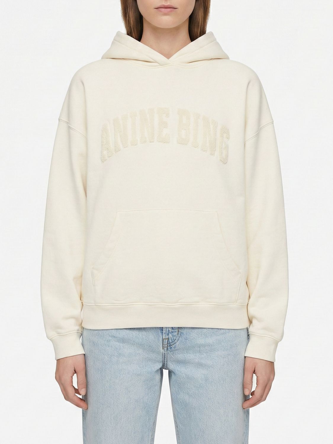 Sweatshirt Woman color Cream