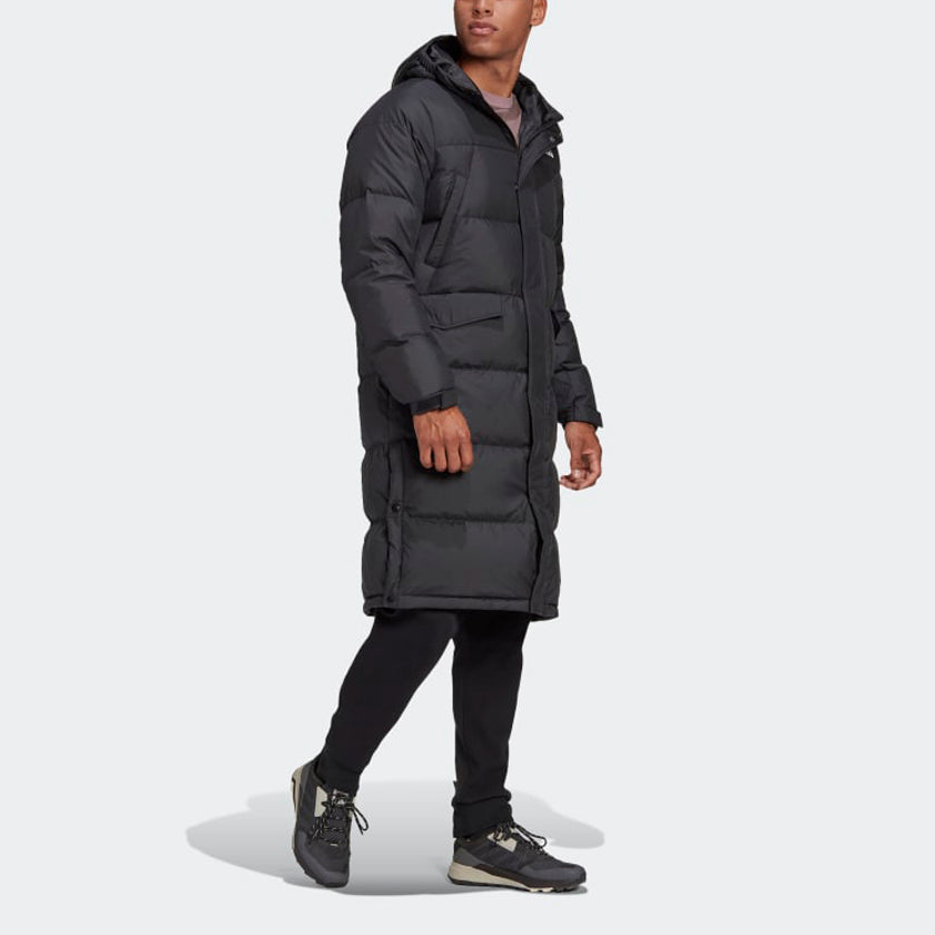 3-Stripes Long Down Parka 'Black'