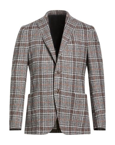 Man Blazer Grey Size 42 Virgin Wool, Silk, Cashmere
