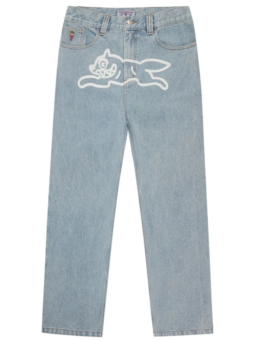 Running Dog Double Scoop Denim Pant