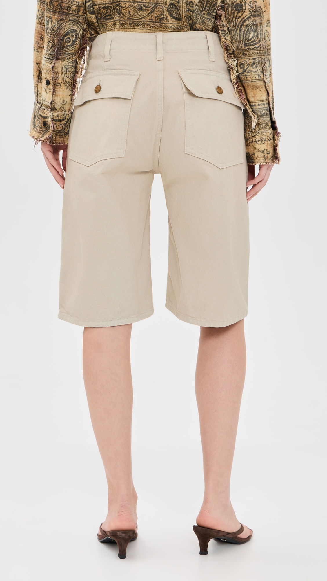 Roma Shorts Chalk Overdye