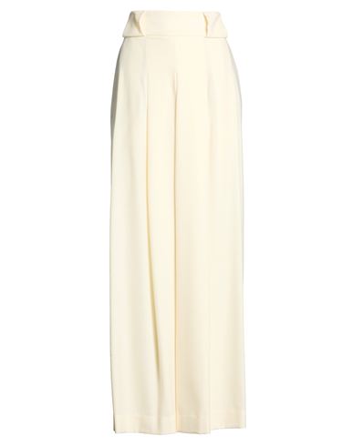 Co. go Woman Pants Ivory Size 8 Virgin Wool, Elastane