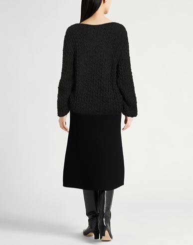 Woman Sweater Black Size 4 Cotton, Polyamide, Polyester