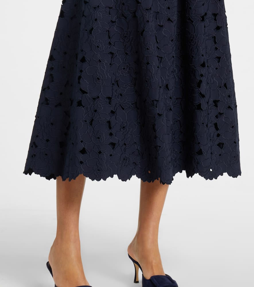 Lace midi dress