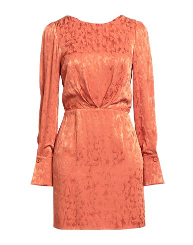 Woman Mini dress Rust Size 2 Viscose