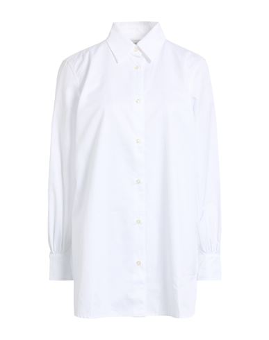 Officine Générale Woman Shirt White Size L Cotton