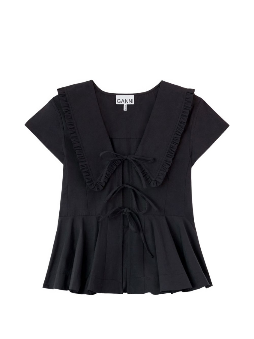 Cotton Poplin Blouse