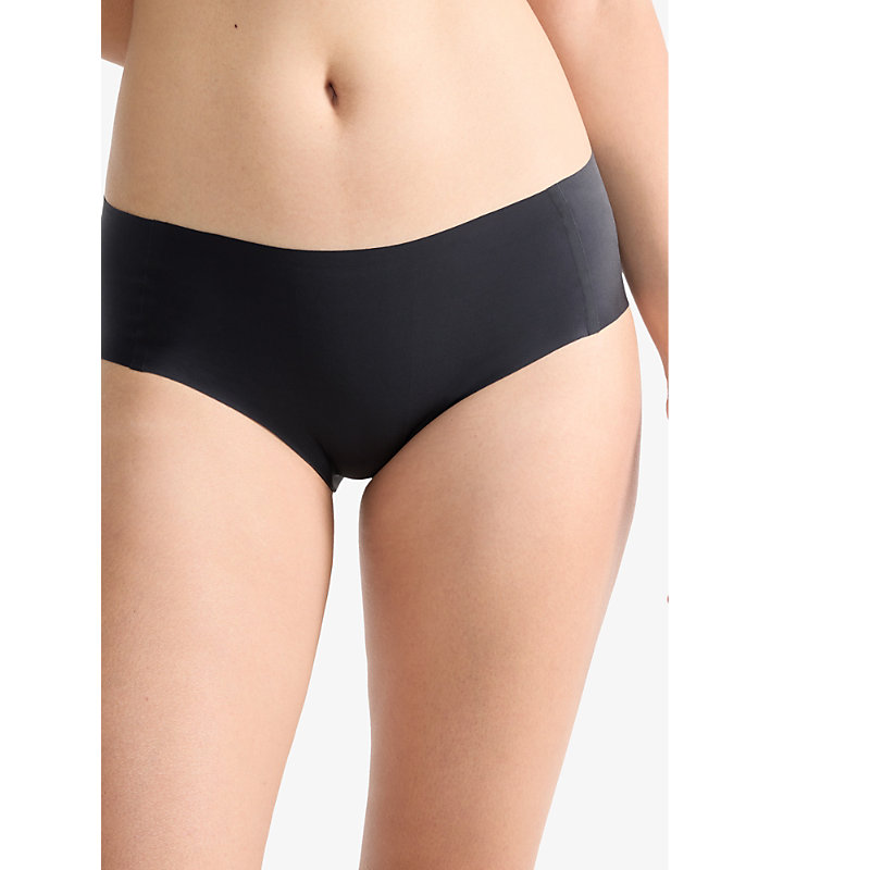 Womens Black Zero Feel 2.0 Stretch-jersey Hipster Briefs XS