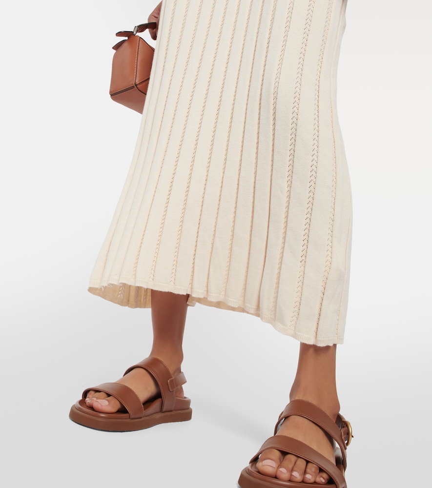 Florian ribbed-knit maxi dress
