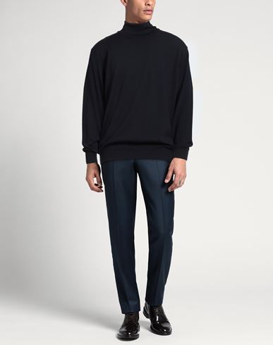 Man Turtleneck Midnight blue Size 46 Virgin Wool