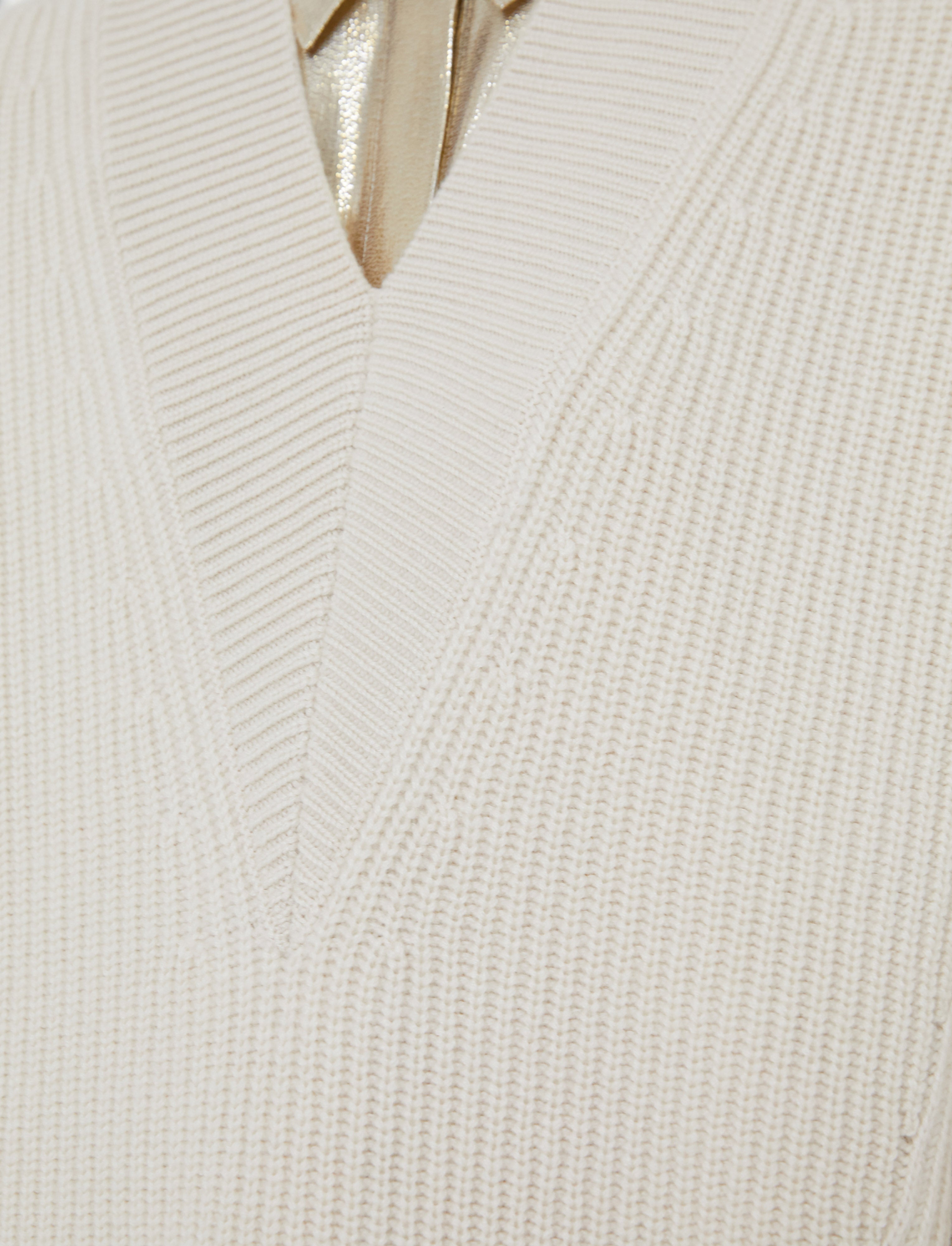 Noel Fisherman Rib Cashmere Jumper - M