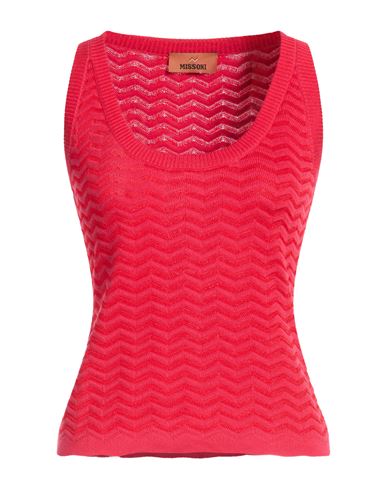 Woman Sweater Fuchsia Size 10 Cotton, Viscose