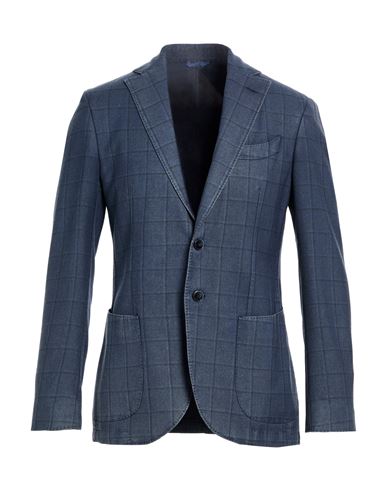 Man Blazer Blue Size 38 Wool