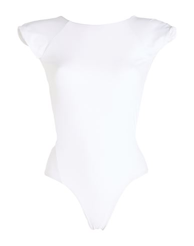 Chéri Woman Bodysuit White Size S Polyamide, Elastane