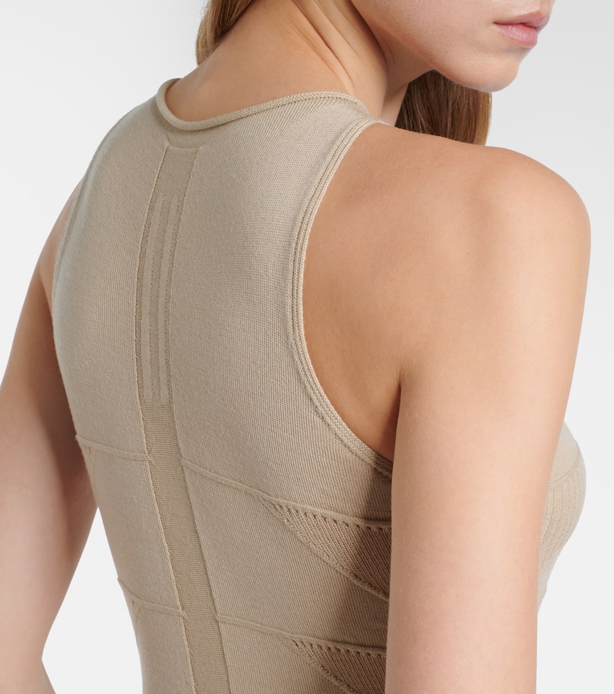 Motivo virgin wool maxi dress