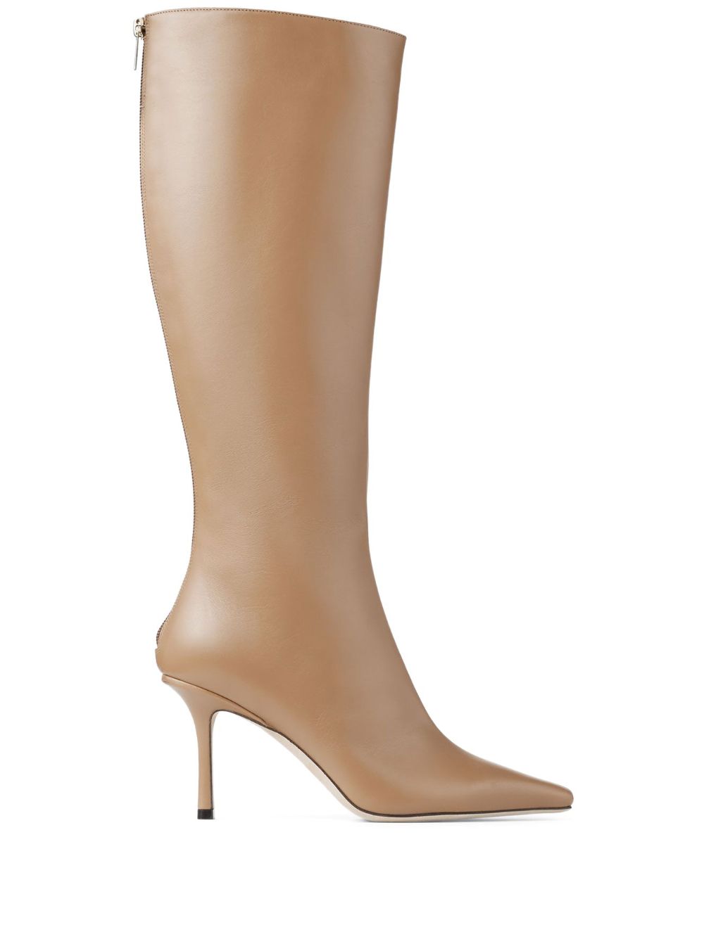 Agathe 85mm pointed-toe boots - Neutrals