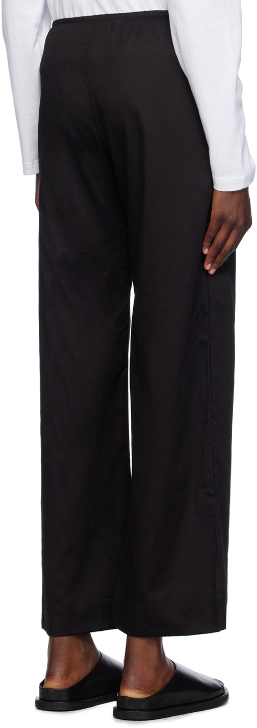 LESET Black Yoko Pocket Trousers