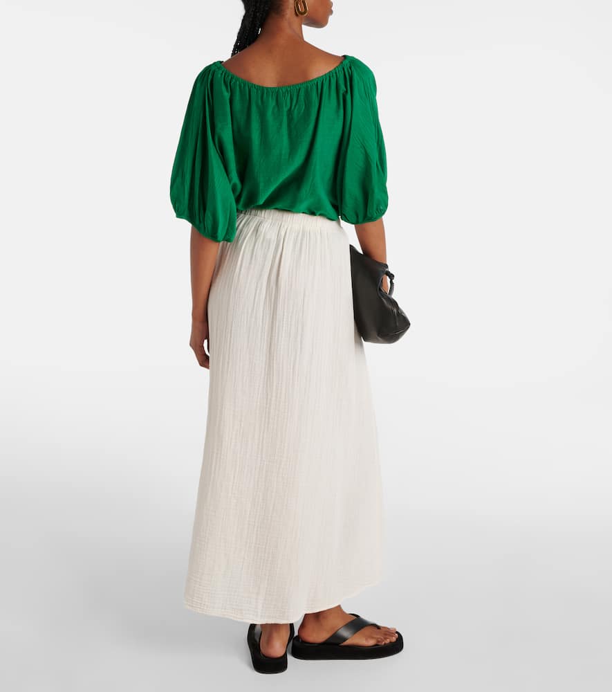 Indy cotton maxi skirt