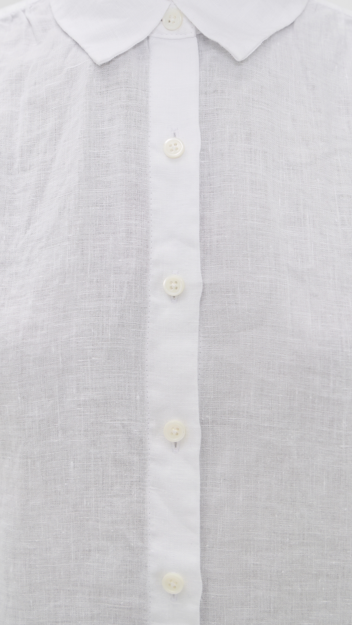 Marlee Shirt In Linen Ivory