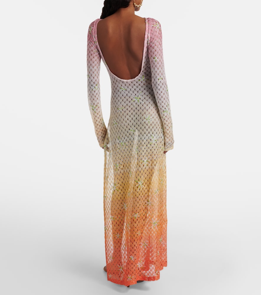 Lamé beach dress