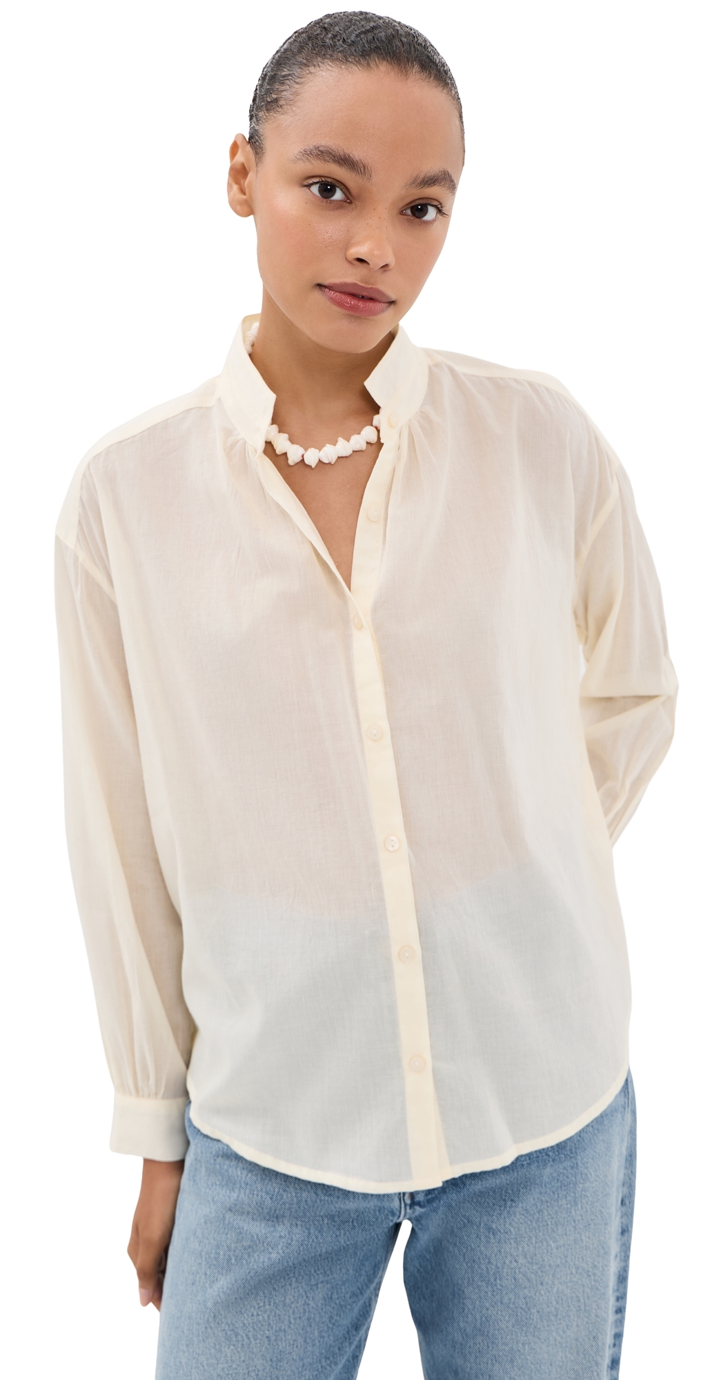 Kiki Button Down Shirt Off White