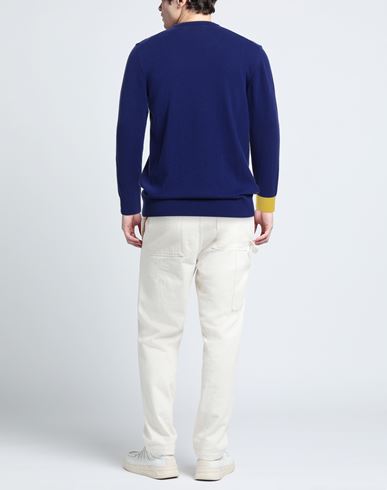 Man Sweater Bright blue Size 42 Wool, Viscose, Polyamide, Cashmere