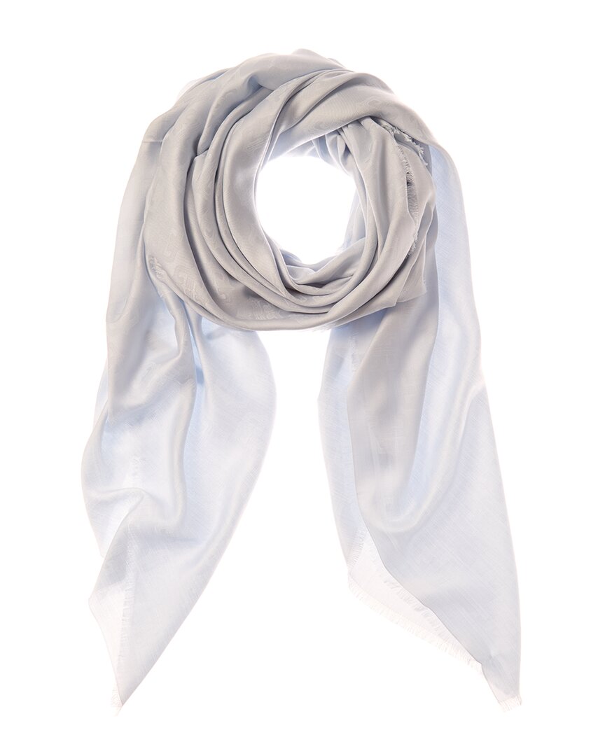 4G Logo Silk-Blend Scarf