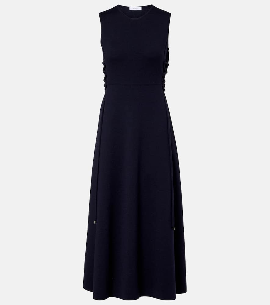 Delfi virgin wool midi dress