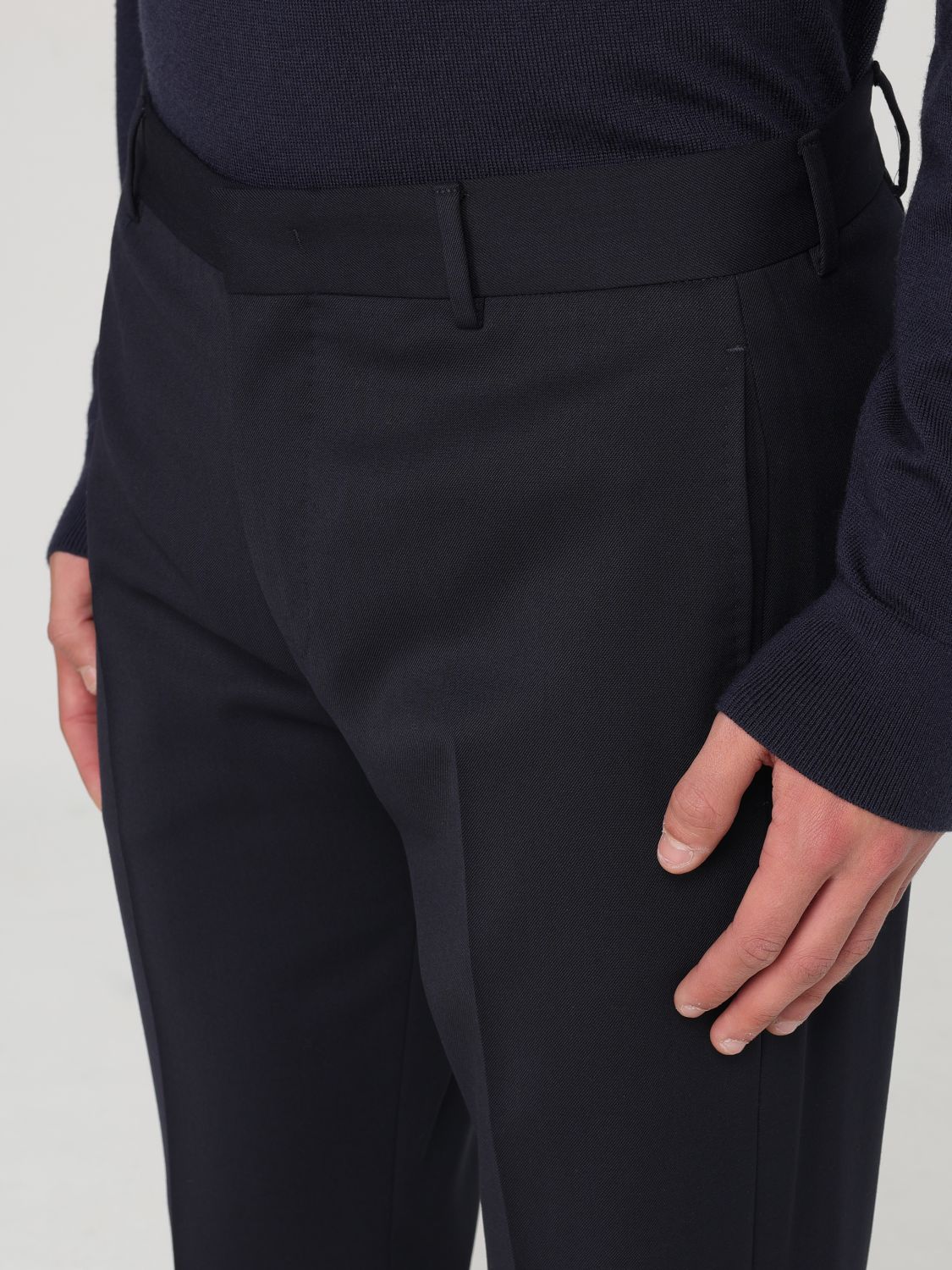 Pants Men color Blue