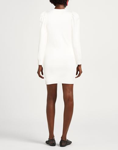 Woman Mini dress Cream Size 6 Viscose, Polyester