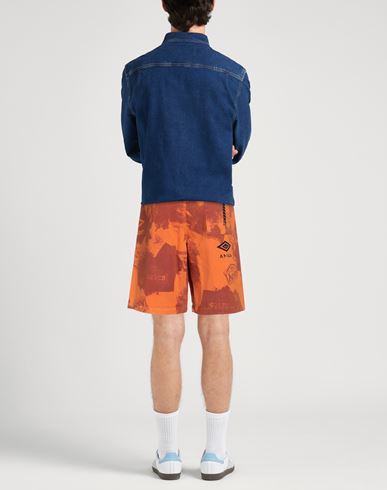 Man Denim shorts Orange Size XL Cotton
