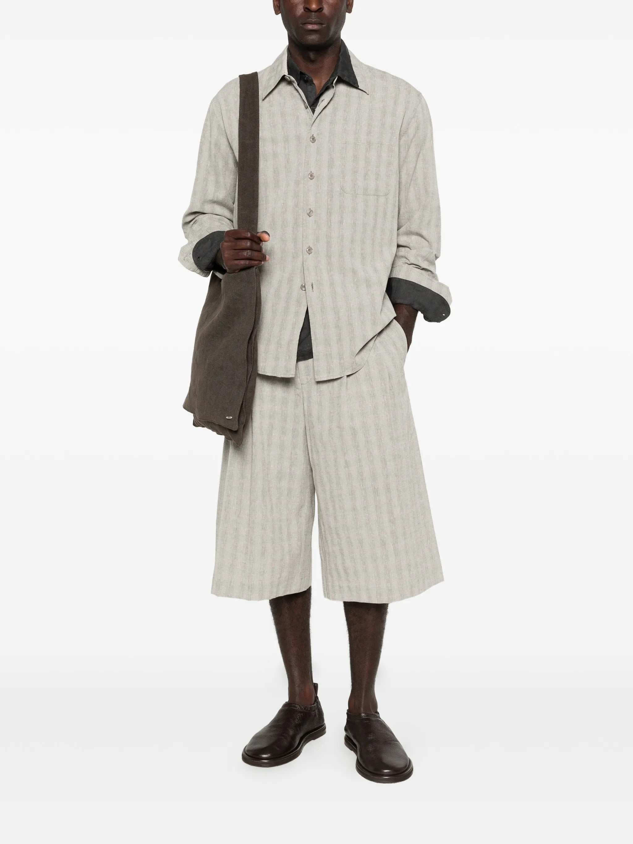 Shirt OUR LEGACY Above Shirt Sage Trail Check Dryline Weave