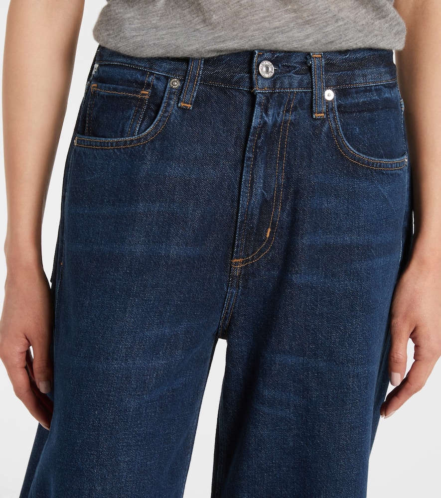 Paloma mid-rise wide-leg jeans