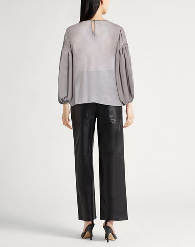 Annarita N Woman Top Khaki Size M Polyester