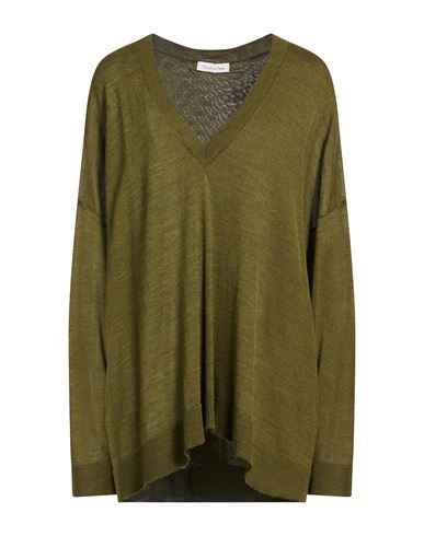 Woman Sweater Military green Size M Acrylic, Wool, Viscose