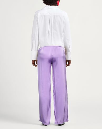 Forte_forte Woman Pants Purple Size 0 Silk, Elastane