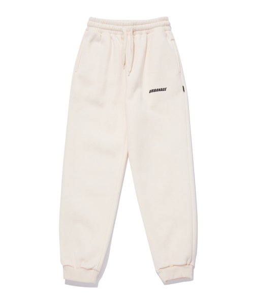 Basic jogger training pants_cream