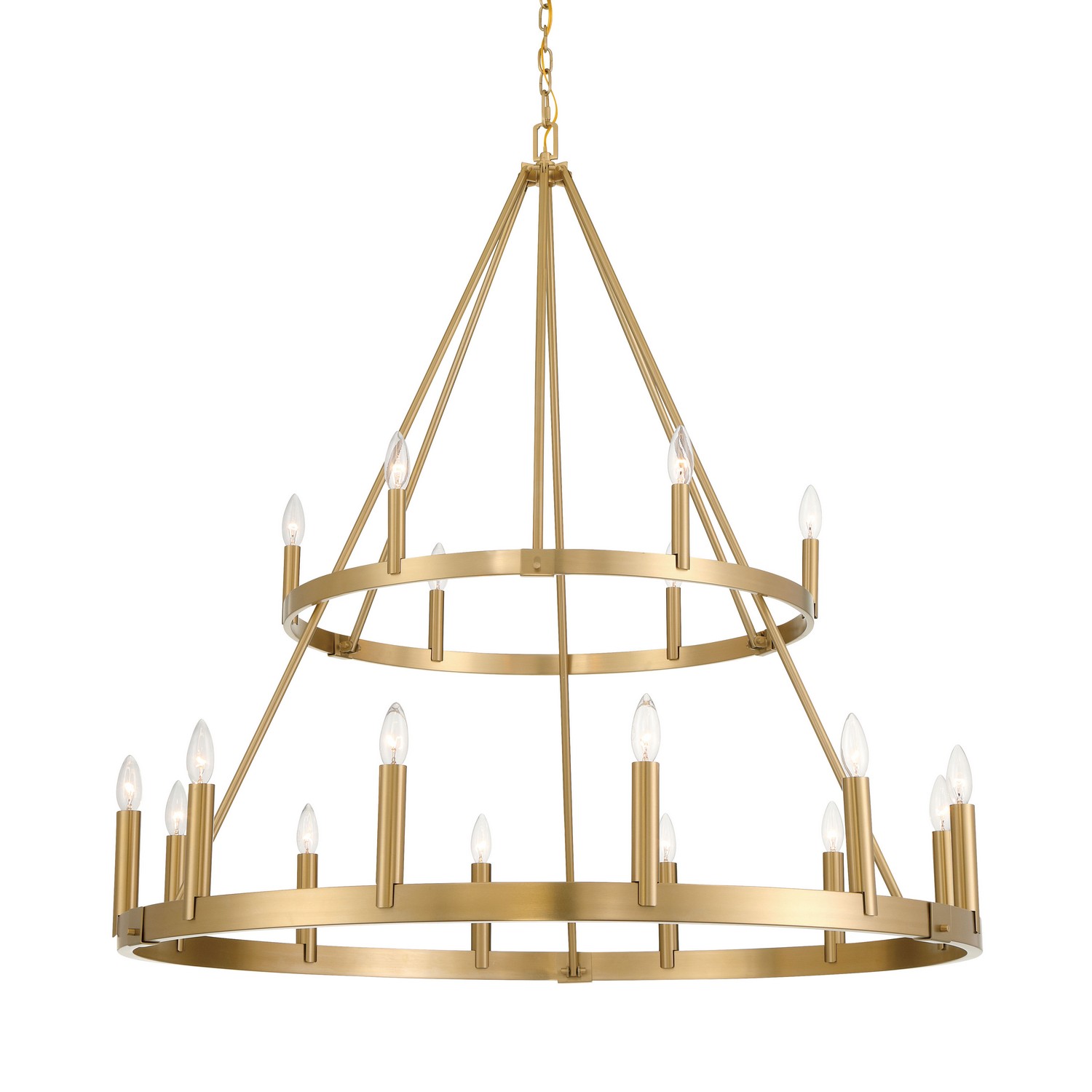 Signature Brass Chandelier from the Dutton Collection