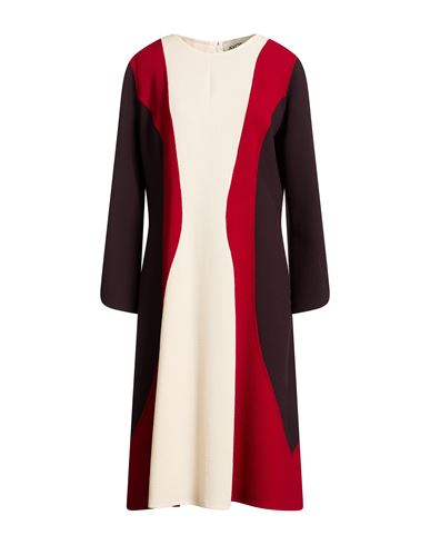 Woman Midi dress Cream Size 12 Virgin Wool