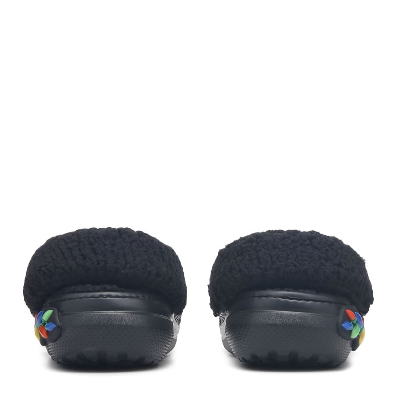 Classic Holiday Lined Clog Shoes (Black)