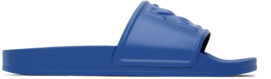 Off-White Blue Arrow Slides