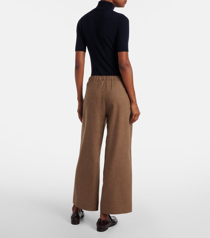 Livio wool and cashmere wide-leg pants