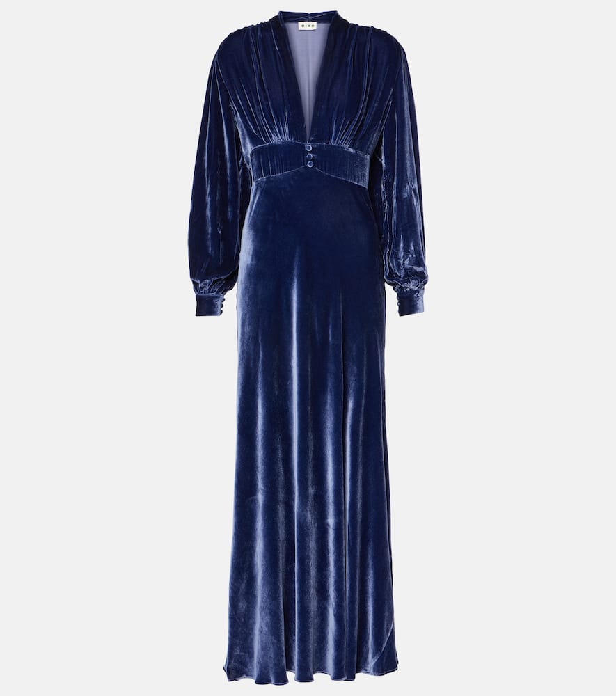 Emery velvet maxi dress