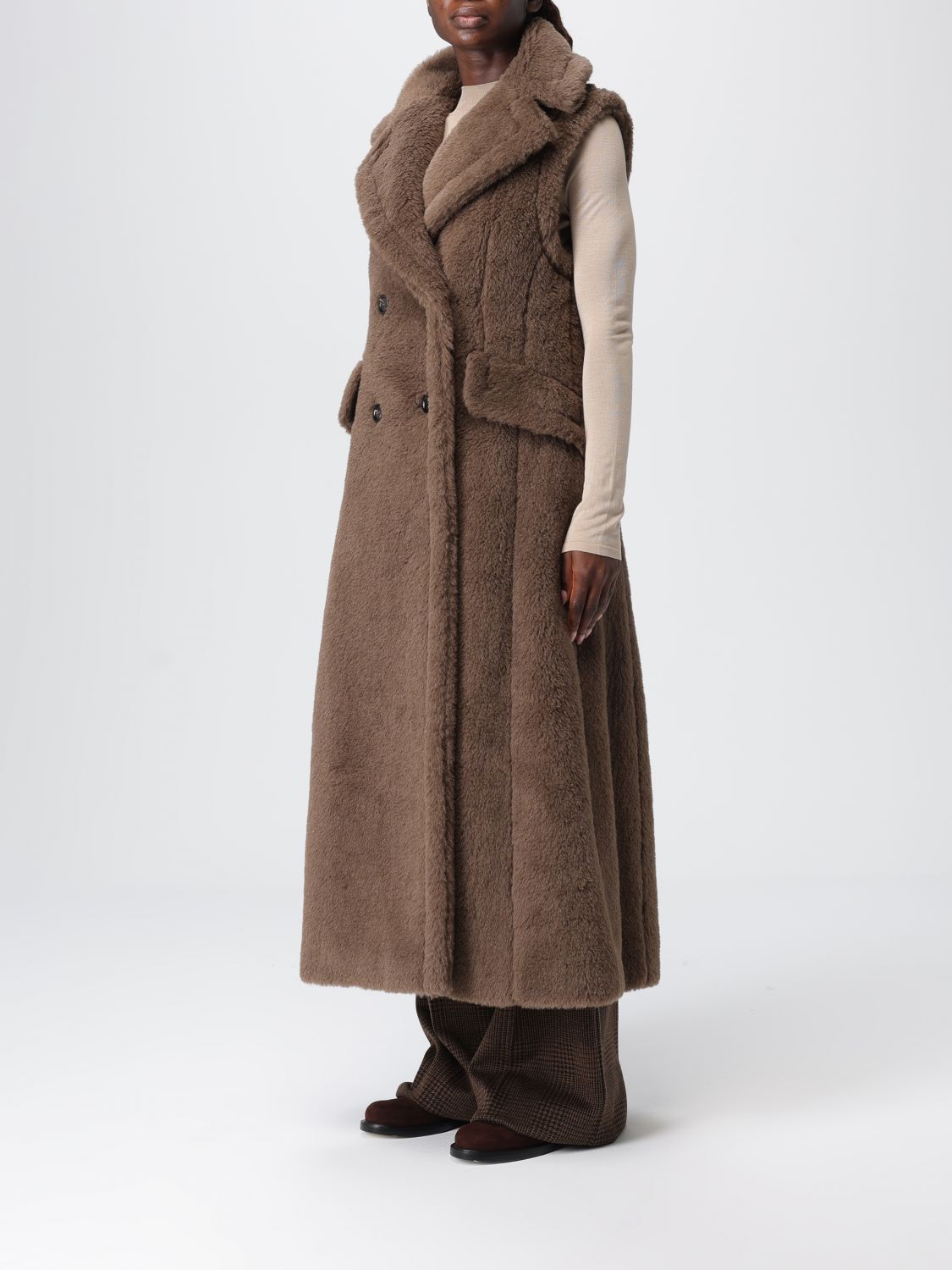 Coat Woman color Brown