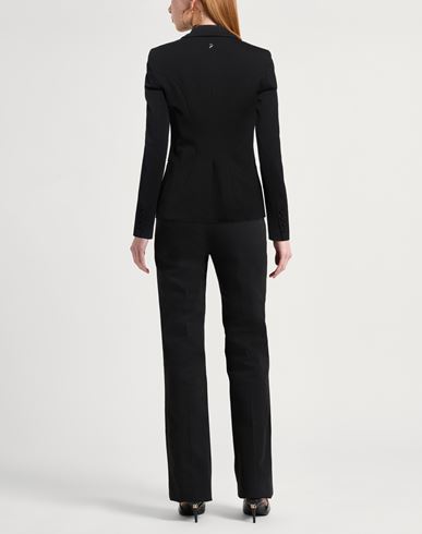 Woman Blazer Black Size 12 Viscose, Polyamide, Elastane