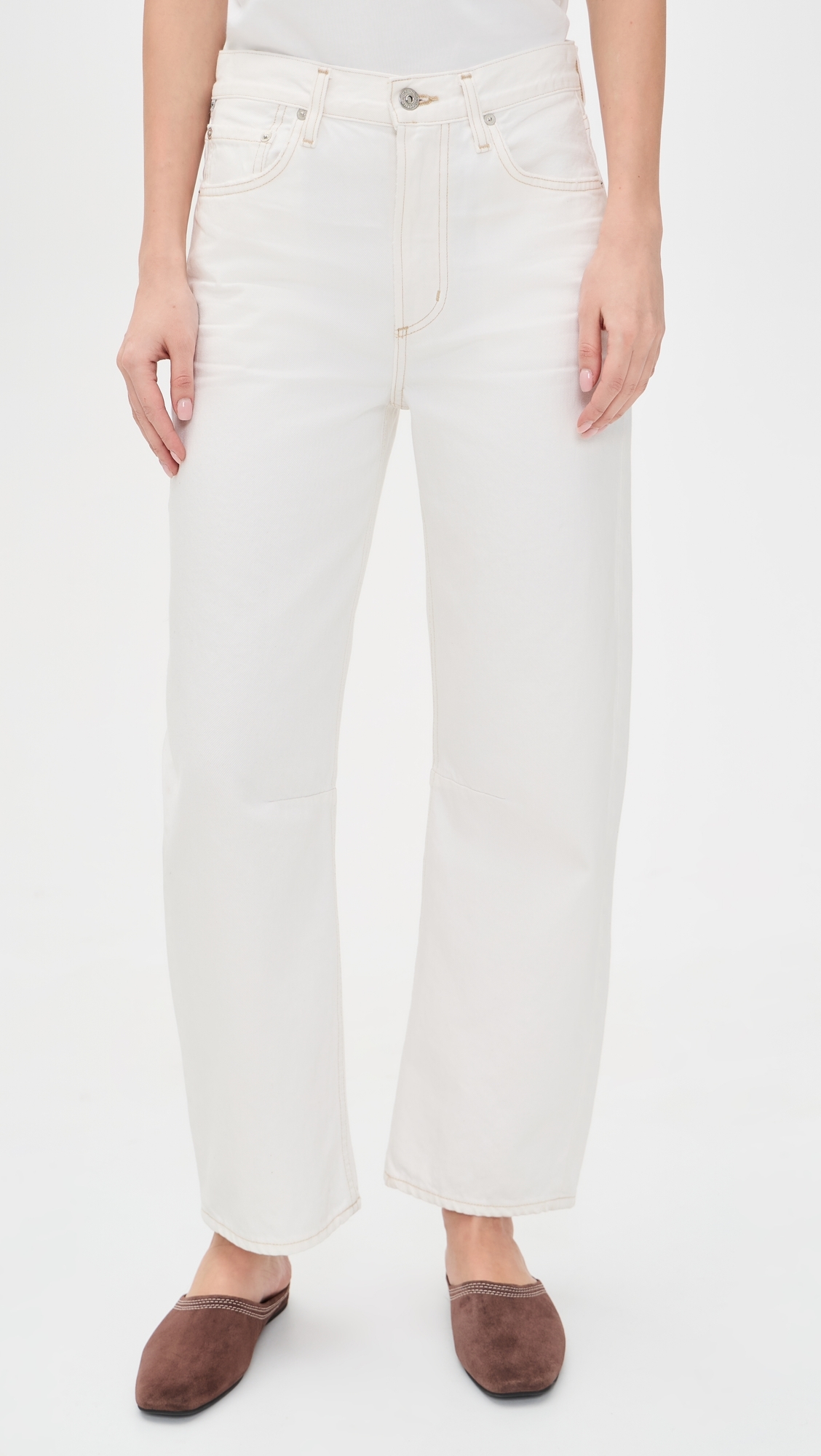 Miro Relaxed Jeans Soft White