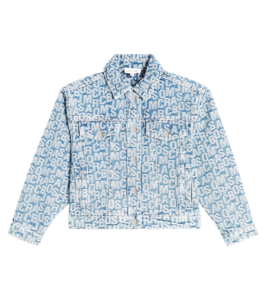Printed denim jacket